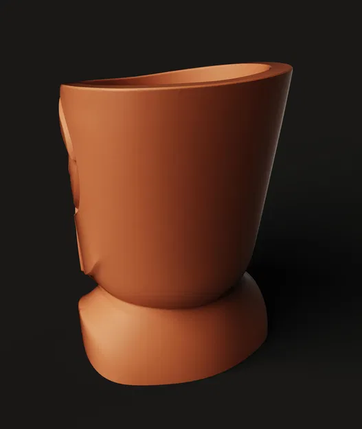 Chậu Cây Tiki Polynesia | Chậu Hoa Totem Tộc | Trang Trí Vườn Độc Lạ In 3D - Image 2