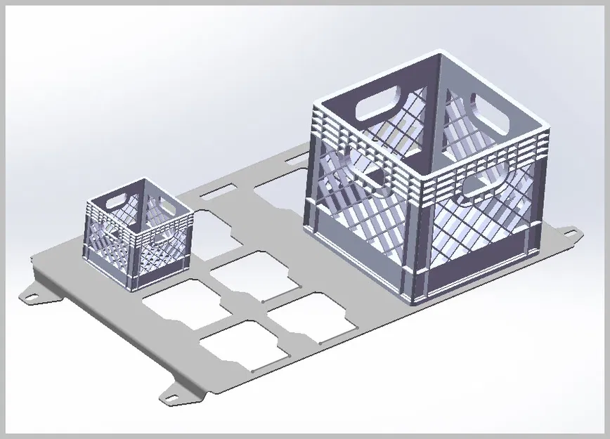 Crate packout lớn che 4 pocket (4x pocket larger crate packout) - Image 1