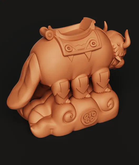 Tượng Appa Sky Bison | Figure Avatar: The Last Airbender | Yip Yip 3D Print - Image 4