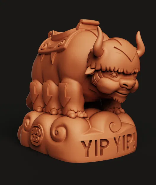 Tượng Appa Sky Bison | Figure Avatar: The Last Airbender | Yip Yip 3D Print - Image 5