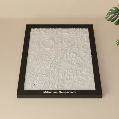 München, Neuperlach, Germany - Mô hình thu nhỏ 3D