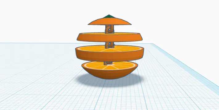 Trái Cam Khớp Nối (Articulated Orange) - Image 1