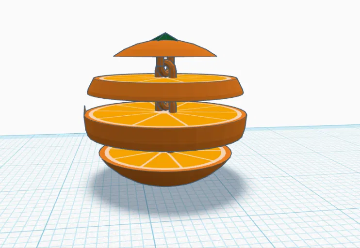 Trái Cam Khớp Nối (Articulated Orange) - Image 2