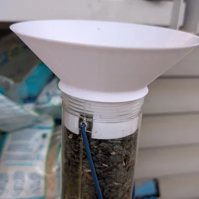 Phễu đổ thức ăn cho máng chim (Birdfeeder funnel)