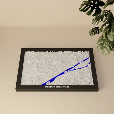 München, Isarvorstadt, Germany - Mô hình thu nhỏ 3D