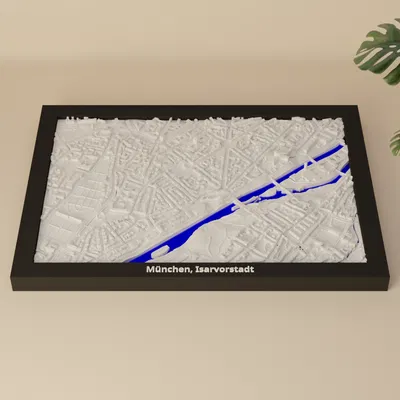 München, Isarvorstadt, Germany - Mô hình thu nhỏ 3D