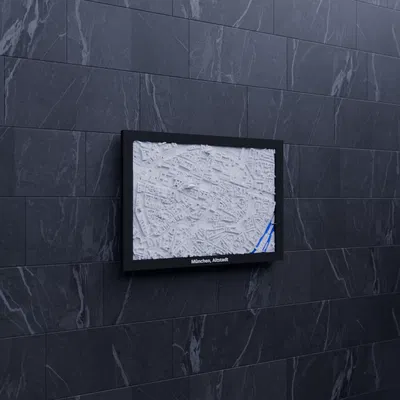 München, Altstadt, Đức - Mô hình 3D thu nhỏ