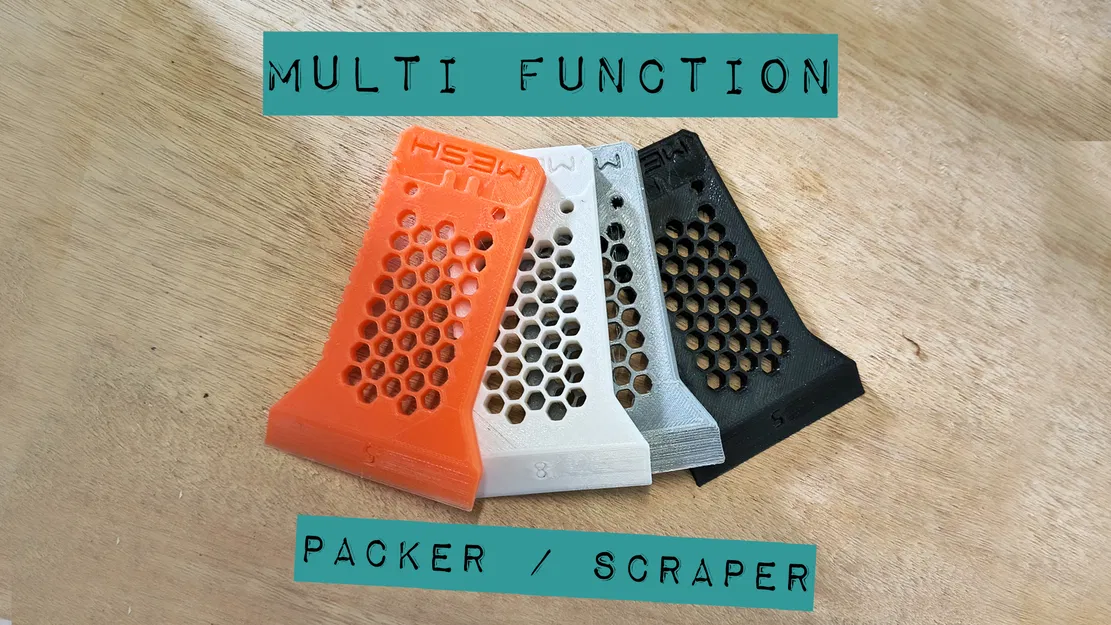 Packer/Shim Xưởng Đa Năng (Scraper + Giá Gắn Utility Blade) - Image 1