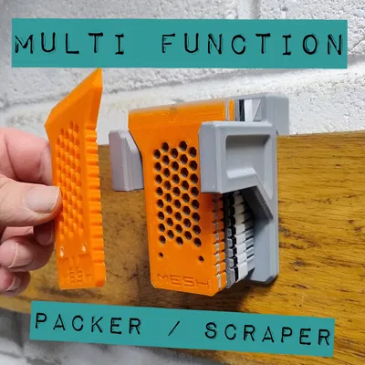 Packer/Shim Xưởng Đa Năng (Scraper + Giá Gắn Utility Blade)