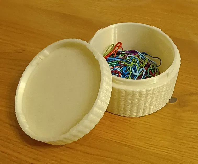 Hộp tròn với nắp snap-in - Image 1