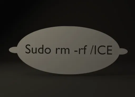 Sudo rm -rf / ICE Stencil - Image 1