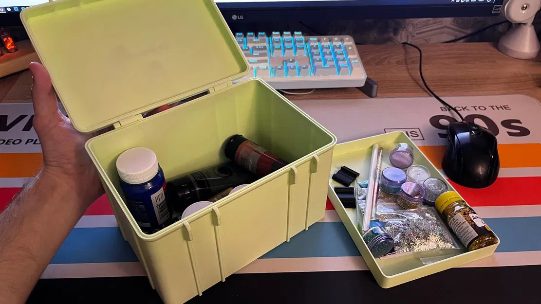 Bộ lưu trữ dụng cụ vẽ (Painting kit storage) - Image 1