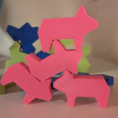 Hat Mono Tile and Piggy