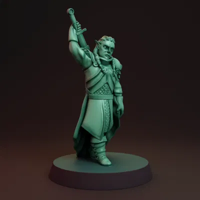 Elf fighter FDM supportless