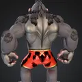 Gorila Aventurero Cartoon – Figura Original (Mô hình 3D Gorilla Cartoon) - Thumbnail 3