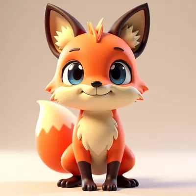 Foxi – Cáo hoạt hình dễ thương để in 3D