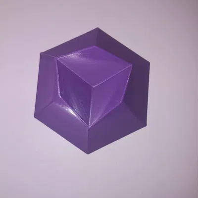 Kệ đỡ Rubik đơn giản ngầu (dạng lục giác)