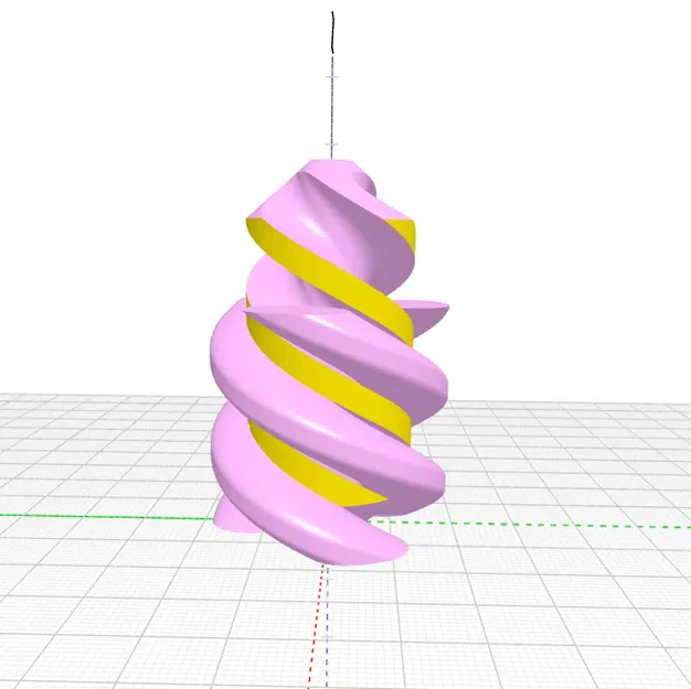 Candy Stripe Shuttle Passthrough Fidget – Fidget kẹo xoắn sọc - Image 3