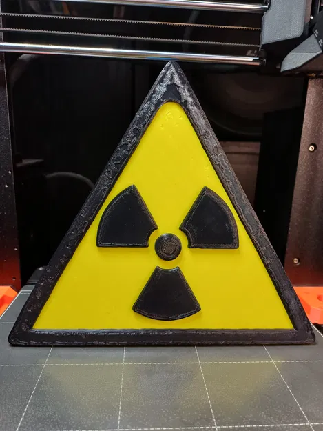 Značka POZOR RADIACE - Image 2