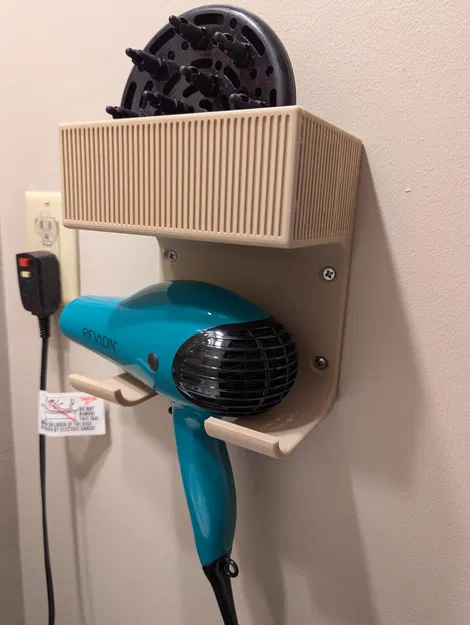 Giá Treo Tường Đựng Máy Sấy Tóc (Blow Dryer Holder Wall Caddy) - Image 3