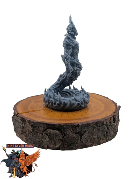 Fire Elemental - MGM Print-Ready Mini - Image 2