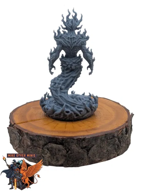 Fire Elemental - MGM Print-Ready Mini - Image 4