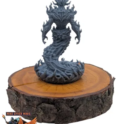 Fire Elemental - MGM Print-Ready Mini