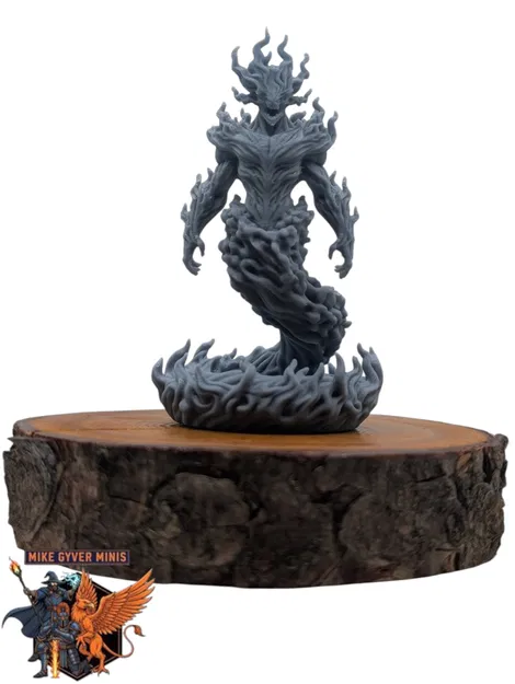 Fire Elemental - MGM Print-Ready Mini - Image 5