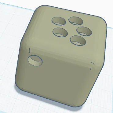 Xúc xắc lớn không khớp (Big Unhinged Dice)