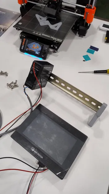 Giá đỡ DIN Rail để bàn 60° (DIN Rail Stand Holder 60 degrees) - Image 2