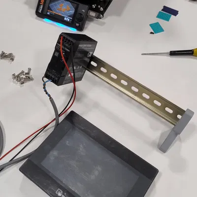 Giá đỡ DIN Rail để bàn 60° (DIN Rail Stand Holder 60 degrees)