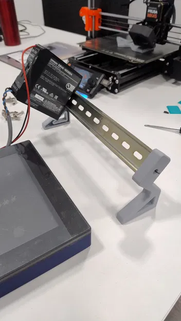 Giá đỡ DIN Rail để bàn 60° (DIN Rail Stand Holder 60 degrees) - Image 3