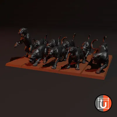 Panthers! – Mẫu panther đa dụng cho wargame/RPG