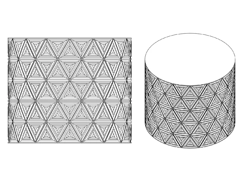 Chậu cây tam giác – in Vase Mode (Triangle Planter - Vase mode) - Image 2