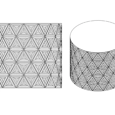 Chậu cây tam giác – in Vase Mode (Triangle Planter - Vase mode)