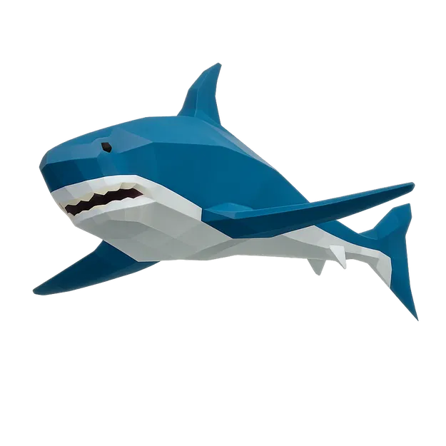 Cá Mập Low-Poly (Low-Poly Shark) - Image 3
