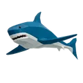 Cá Mập Low-Poly (Low-Poly Shark) - Thumbnail 3