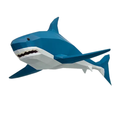 Cá Mập Low-Poly (Low-Poly Shark)