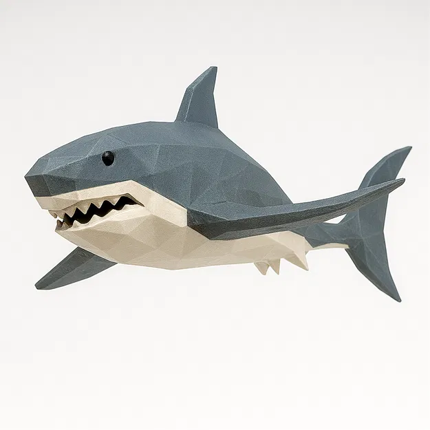 Cá Mập Low-Poly (Low-Poly Shark) - Image 4