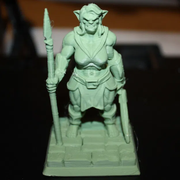 Nữ Orc Chiến Binh Khổng Lồ – Easyprint, Không Cần Support - Image 2