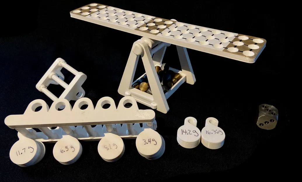 Rock Me Archimedes – Trò cân bằng mô-men xoắn (Torque) & vật lý in 3D - Image 1