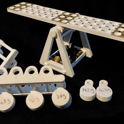 Rock Me Archimedes – Trò cân bằng mô-men xoắn (Torque) & vật lý in 3D