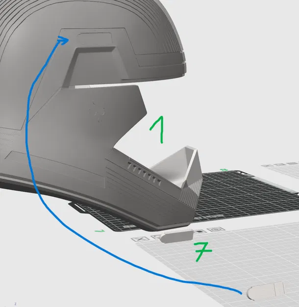 Nón bảo hiểm Sith Trooper (Sith Trooper helmet) - Image 3