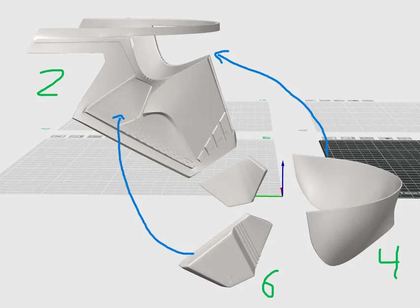 Nón bảo hiểm Sith Trooper (Sith Trooper helmet) - Image 5