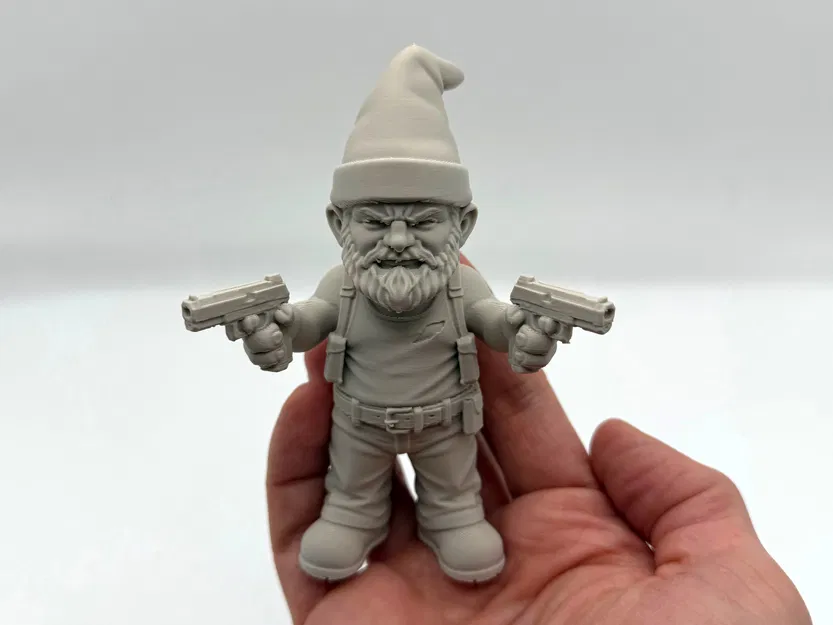 Dual Gun Garden Gnome - Image 1