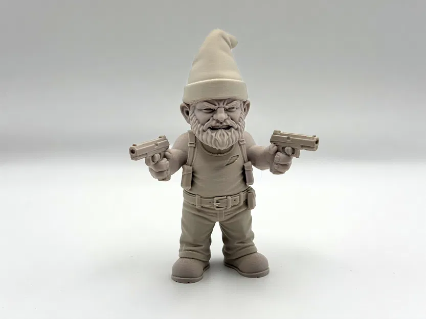 Dual Gun Garden Gnome - Image 2