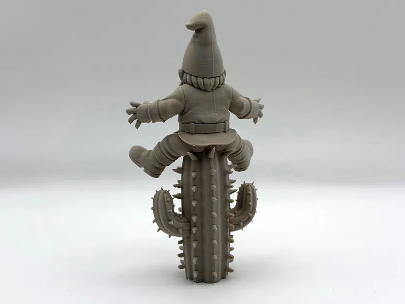 Gnome Vườn Đau Vì Xương Rồng (Cacti Pain Garden Gnome) - Image 4