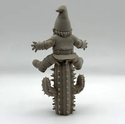 Gnome Vườn Đau Vì Xương Rồng (Cacti Pain Garden Gnome)