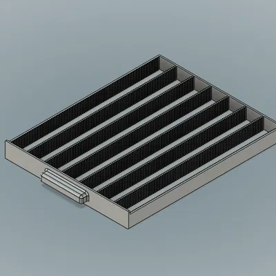 Kệ lưu trữ dưới kệ (semi parametric) 100×200×240mm dạng modular