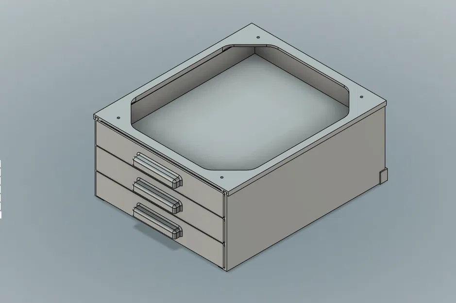 Kệ lưu trữ dưới kệ (semi parametric) 100×200×240mm dạng modular - Image 5